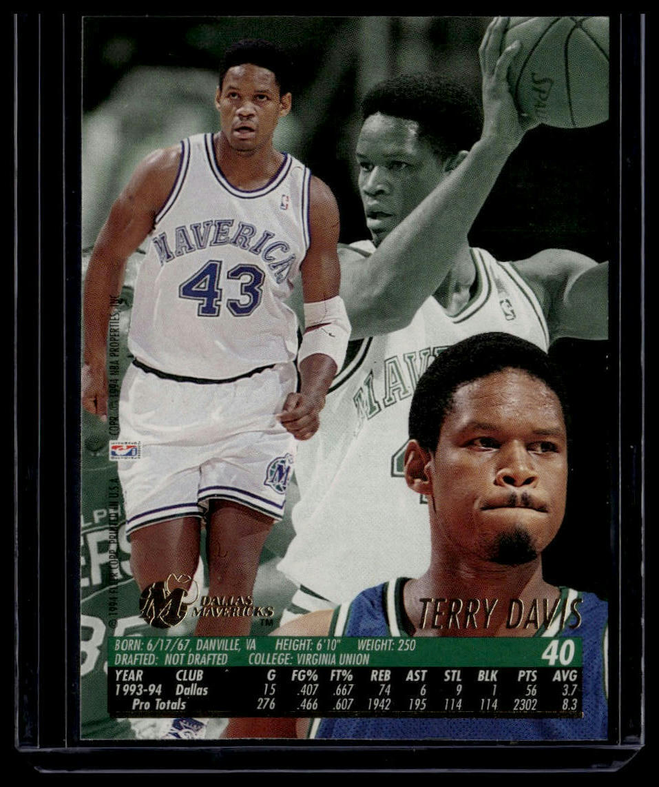 1994-95 Ultra #40 Terry Davis