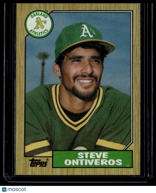 1987 Topps #161 Steve Ontiveros