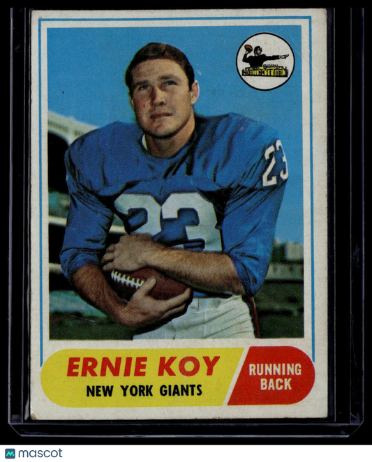 1968 Topps #5 Ernie Koy