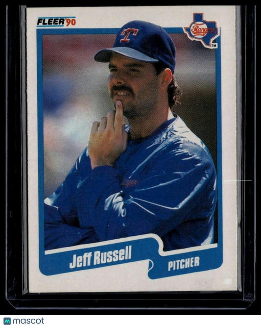 1990 Fleer #312a Jeff Russell