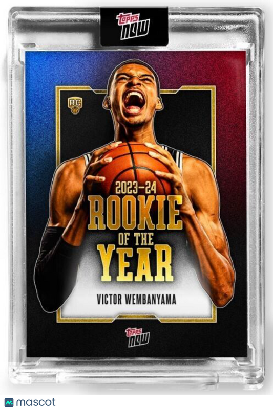 Victor Wembanyama 2023-24 Topps Now Card #VW-6 Rookie Of The Year RC