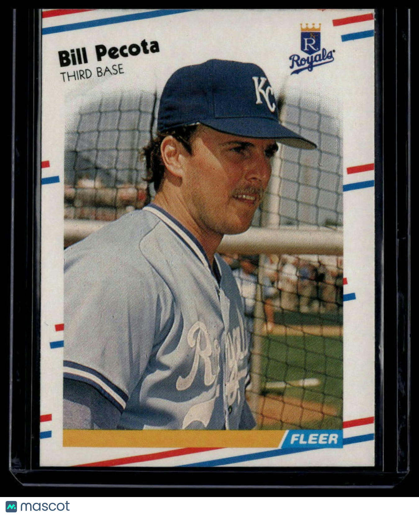 1988 Fleer #264 Bill Pecota