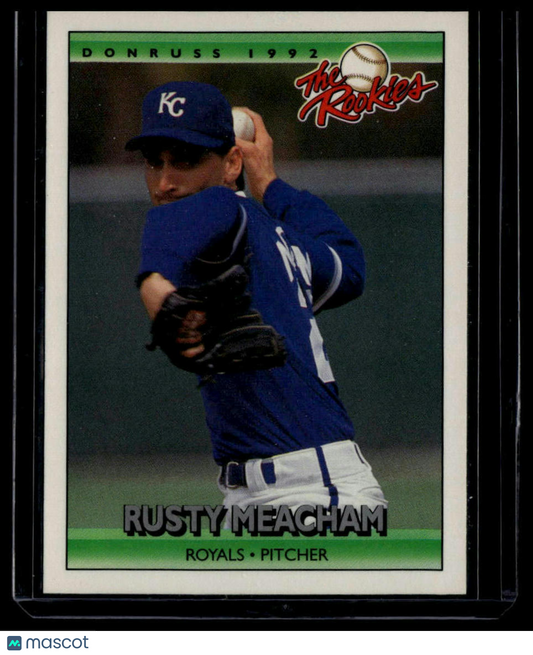 1992 Donruss The Rookies #76 Rusty Meacham