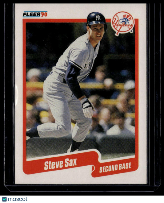 1990 Fleer Canadian #455 Steve Sax