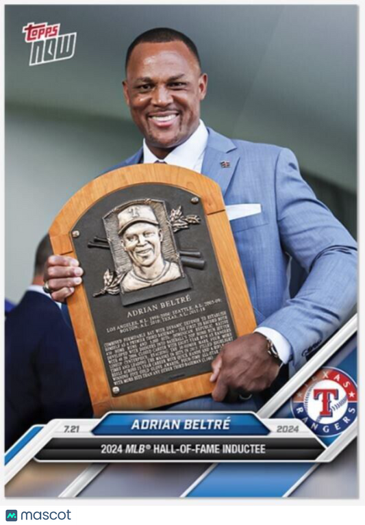 Adrian Beltre Texas Rangers 2024 MLB Topps Now Card #446