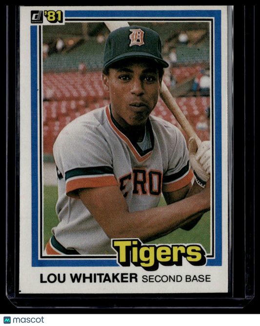 1981 Donruss #365 Lou Whitaker