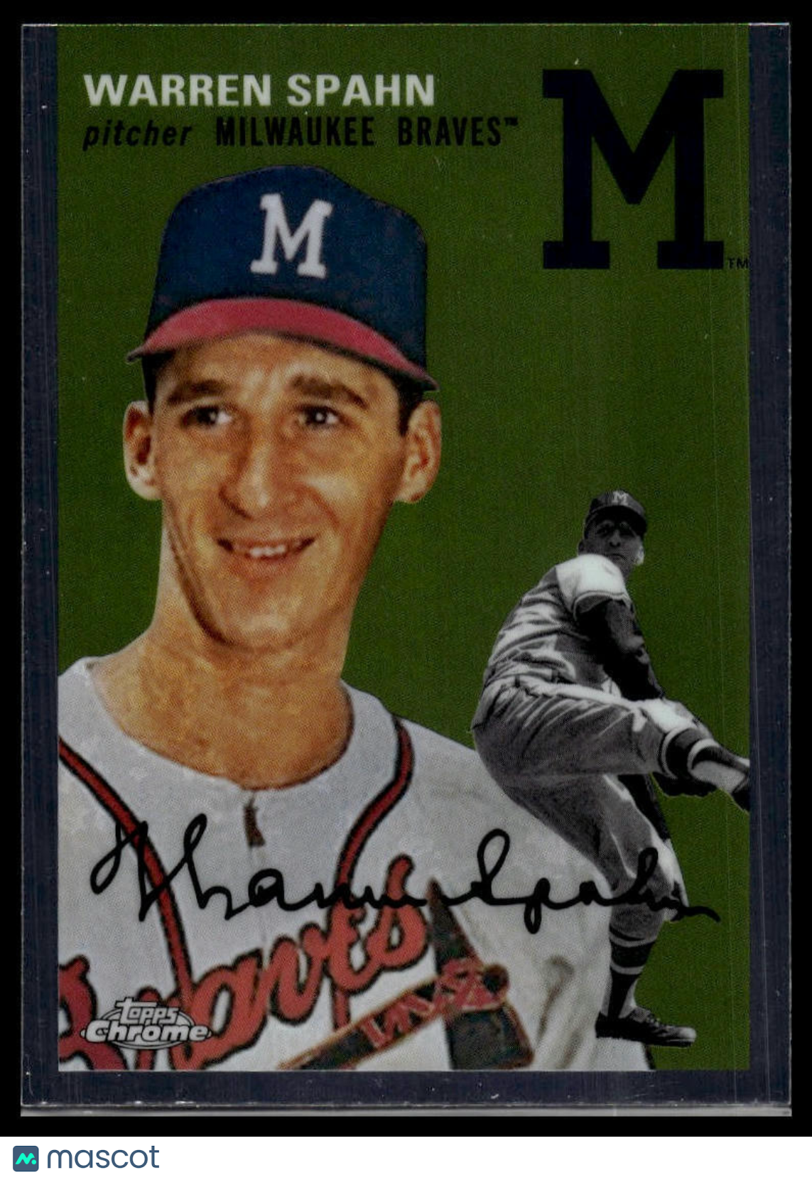 2023 Topps Chrome Platinum Anniversary #438 Warren Spahn