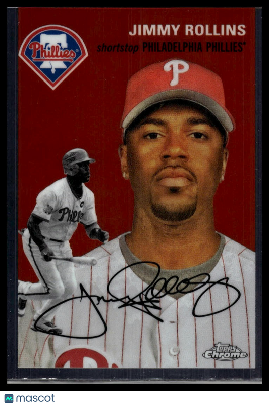 2023 Topps Chrome Platinum Anniversary #417 Jimmy Rollins #/499