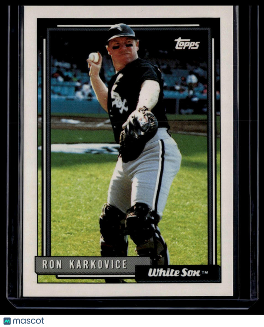 1992 Topps Micro #153 Ron Karkovice