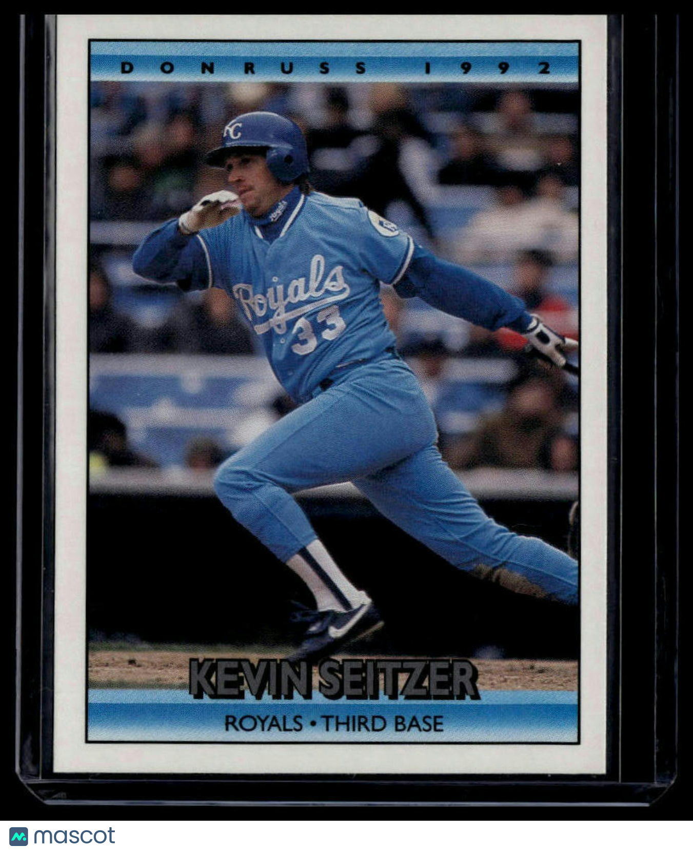 1992 Donruss #577b Kevin Seitzer