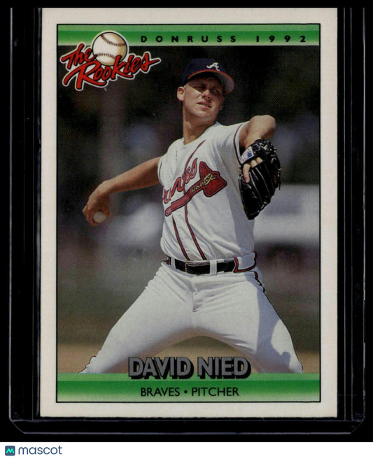 1992 Donruss The Rookies #86 David Nied