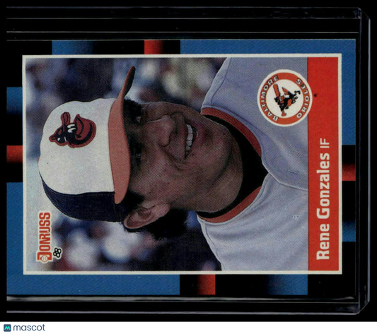 1988 Donruss #582a Rene Gonzales