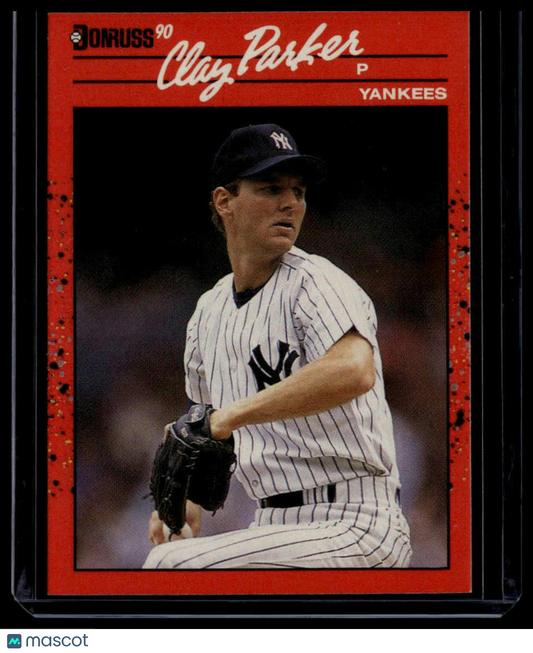 1990 Donruss #363a Clay Parker