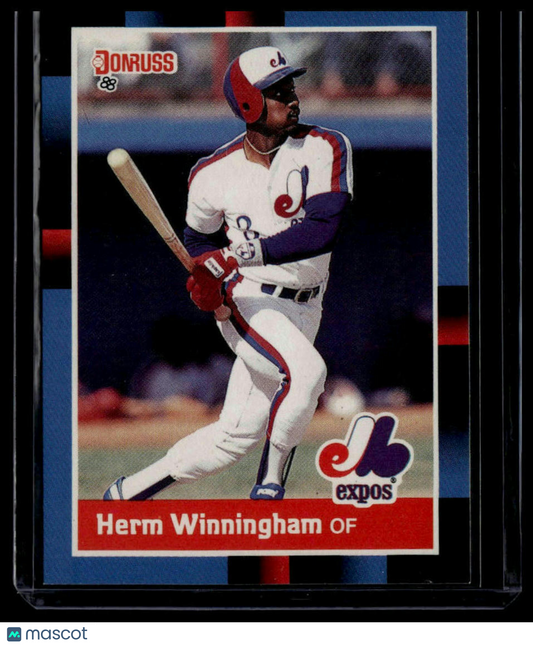 1988 Donruss #581c Herm Winningham