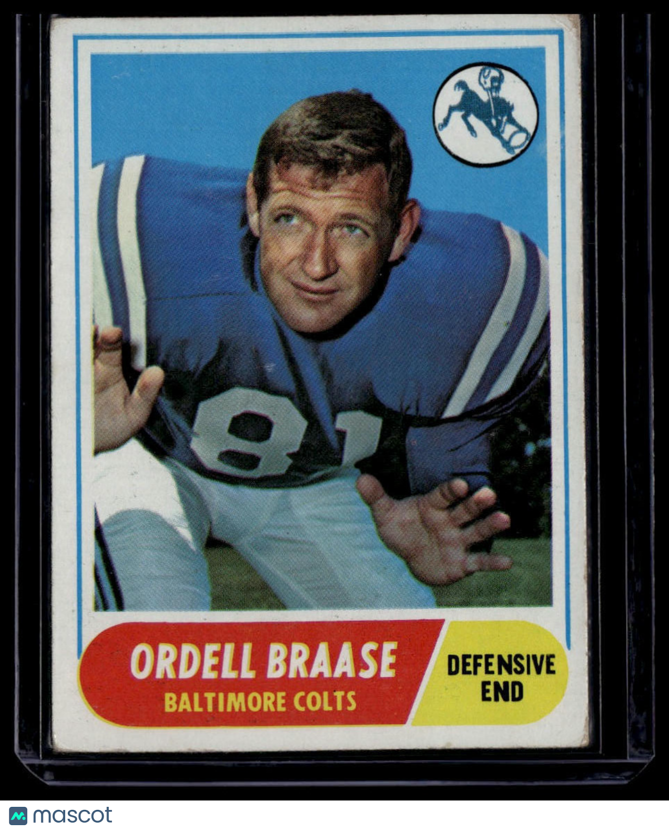 1968 Topps #126 Ordell Braase