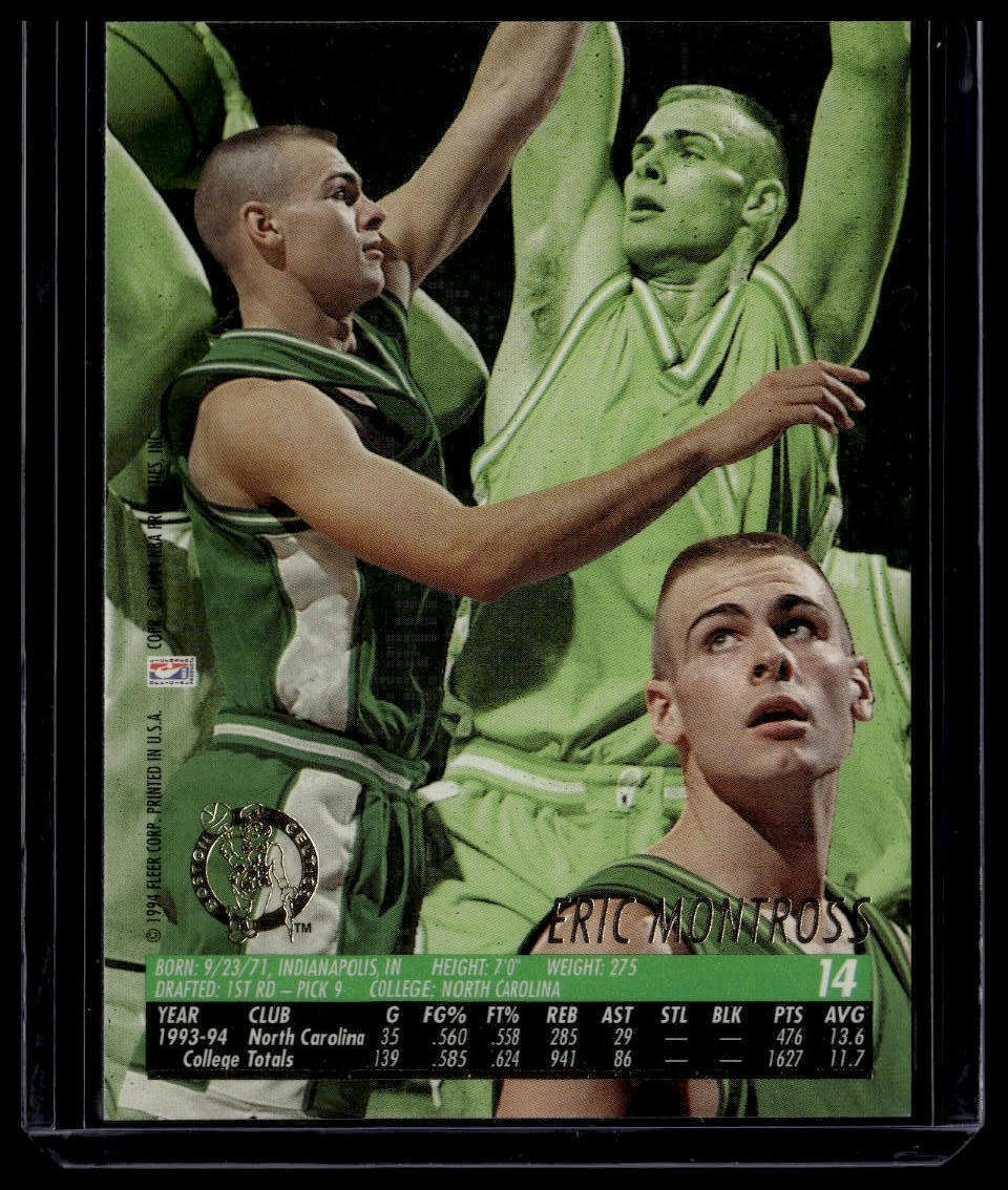 1994-95 Ultra #14 Eric Montross