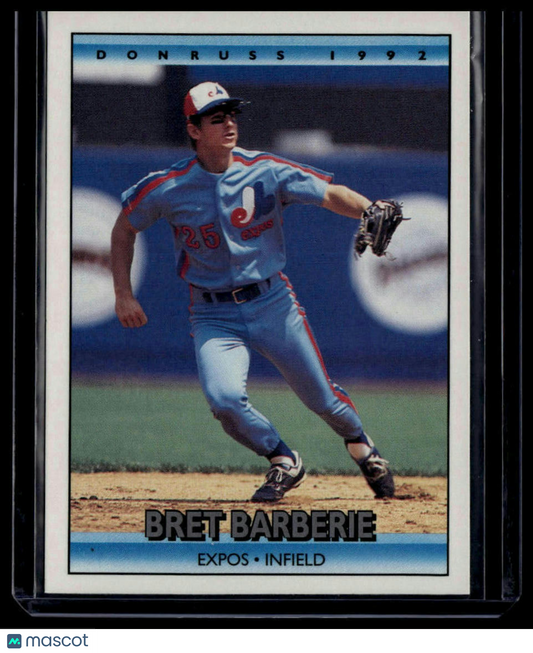 1992 Donruss #449b Bret Barberie