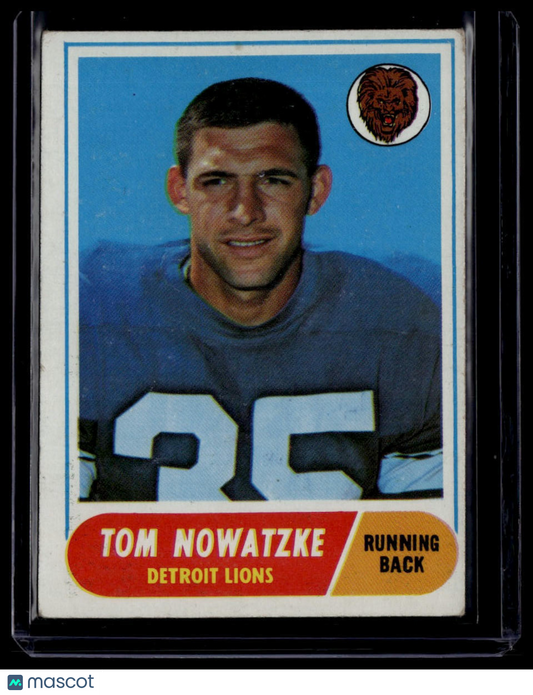 1968 Topps #78 Tom Nowatzke