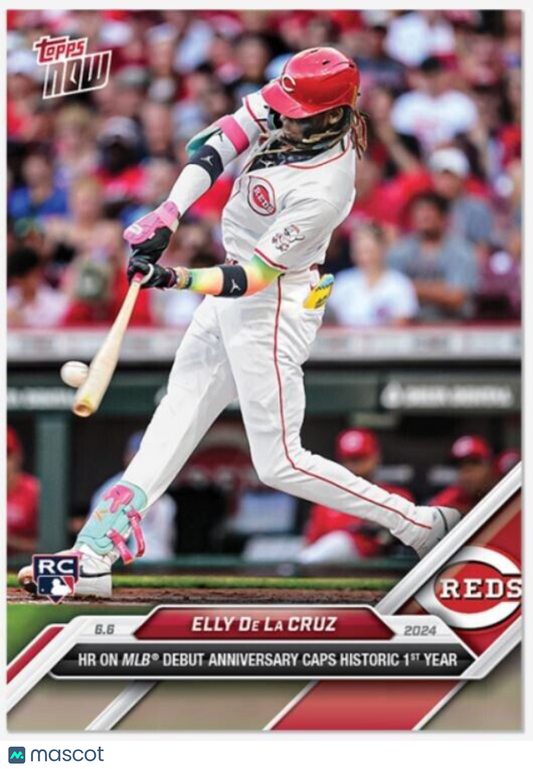 Elly De La Cruz 2024 Topps Now Card #268  Rookie Card