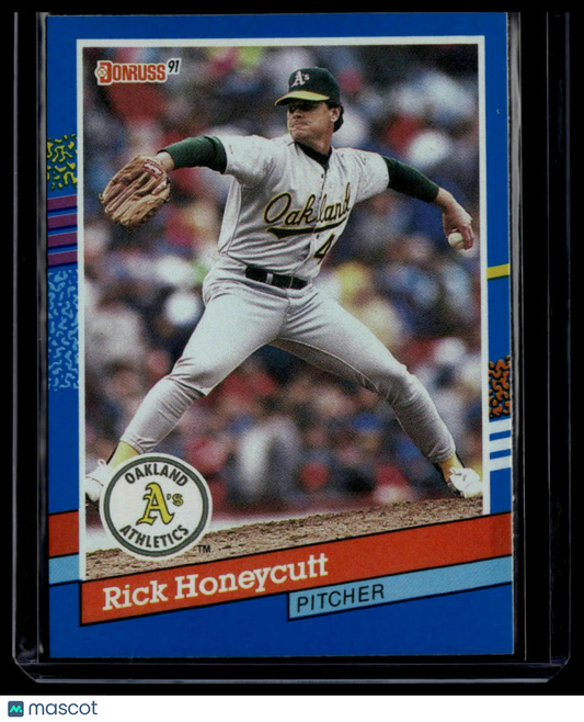 1991 Donruss #373c Rick Honeycutt