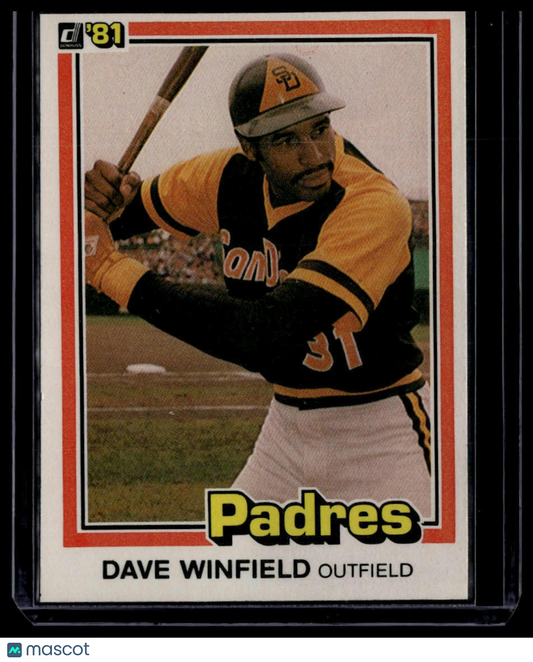 1981 Donruss #364 Dave Winfield