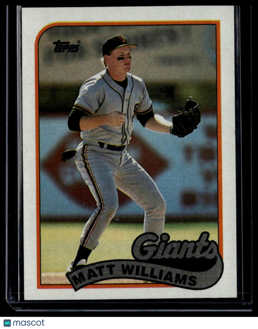 1989 Topps #628 Matt Williams