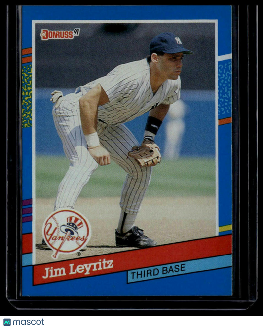 1991 Donruss #219a Jim Leyritz