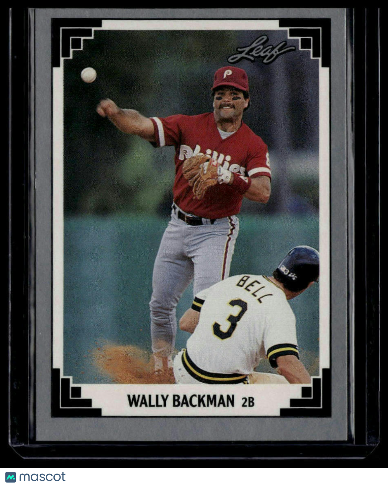 1991 Leaf #482 Wally Backman