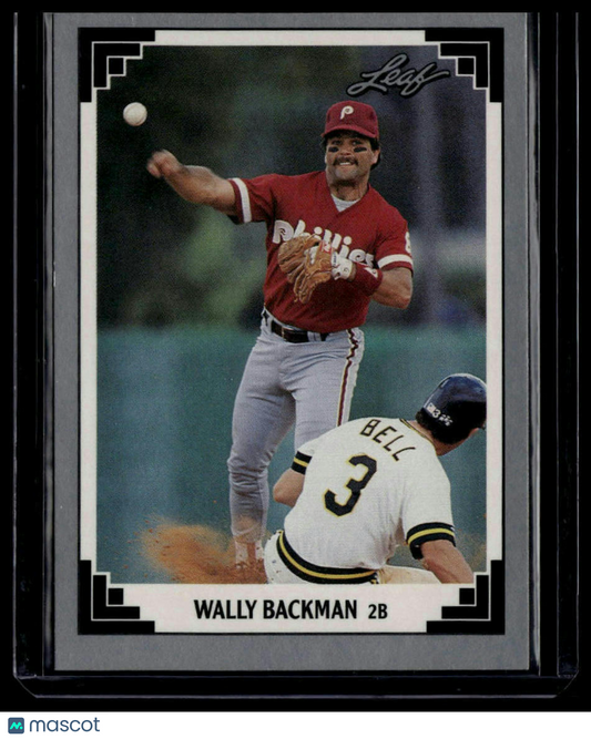 1991 Leaf #482 Wally Backman