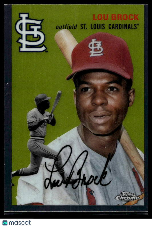 2023 Topps Chrome Platinum Anniversary #471 Lou Brock