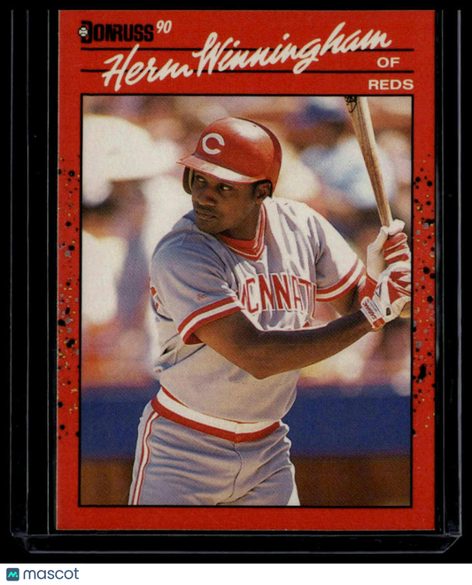 1990 Donruss #478b Herm Winningham